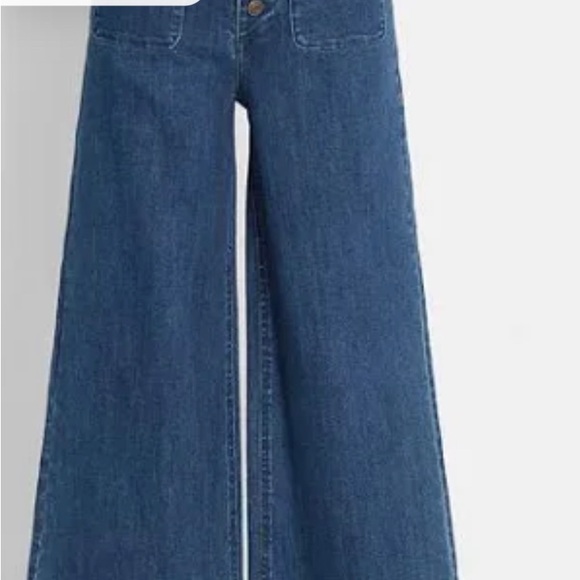 Old Navy dramatic flared jeans vintage dead stock brand new with tags perfect - Picture 8 of 14